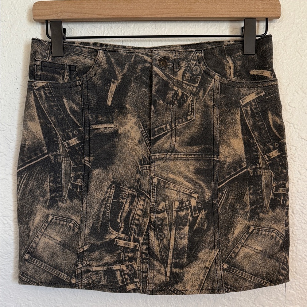 Wilsons VTG Leather Mini Skirt